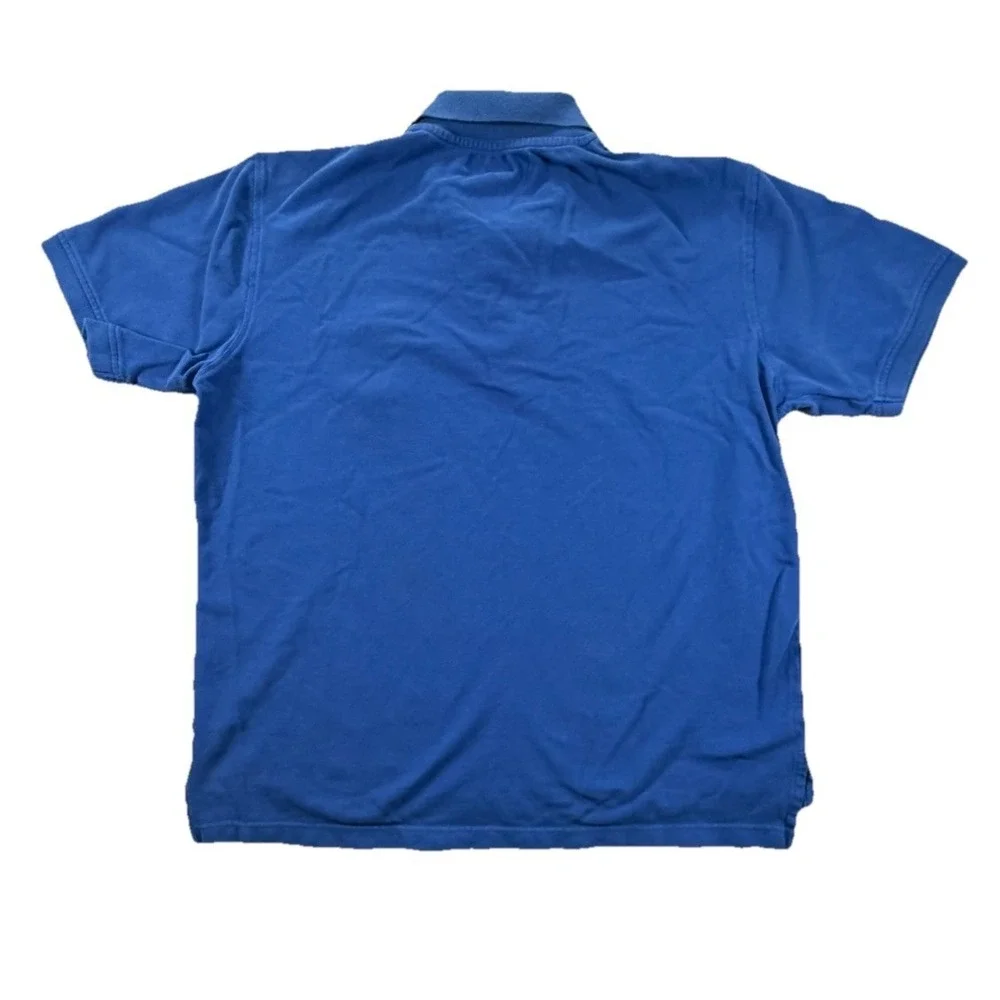 US Polo Assn Mens Blue Short Sleeve Polo Size Large Preppy Golf Classic Casual - Picture 2 of 7